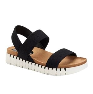 Style & Co Mila Black Stretch Sandal
